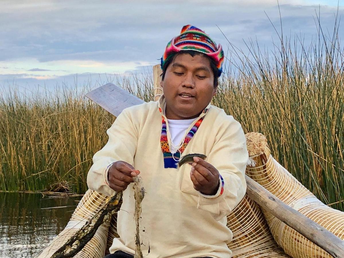 ホテル Casitas Del Titicaca Peru プーノ エクステリア 写真